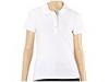 Tricouri femei Birdy & Grace - Crystal Sport Stripe Polo Shirt - White