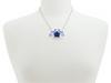 Diverse femei Tarina Tarantino  - China Blue Floral Crystal Necklace - Blue