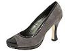 Pantofi femei vaneli - nellwyn - dark grey suede w/black