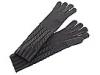 Special Iarna femei Jessica Simpson - Cable Knit Gloves with Embroidered Logo - Charcoal