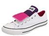 Adidasi barbati Converse - Chuck Taylor&#174  All Star&#174  Double Tongue Ox - White/Raspberry Rose/Gothic Grape