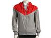 Bluze femei Nike - Windrunner - Medium Grey/Sport Red/(Medium Grey)
