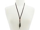 Diverse femei Lucky Brand - Desert Ace Leather Lariat Necklace - Brown