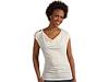Tricouri femei Michael Kors - Sleeveless Zip Shoulder Top - Cream