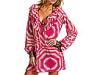 Rochii femei Jean Paul Gaultier - Ruffle Tunic - Pink/White