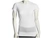 Bluze femei Nike - Seamless Banded Tee - White/(Matte Silver)