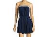 Rochii femei Free People - Two Tone Tube Dress - Navy/Grey Heather Combo