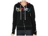 Bluze femei hurley - stellar zip hoodie - black