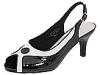 Pantofi femei annie - darby - black patent/white