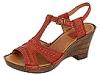 Sandale femei Clarks - Luster Weave - Brick Red Leather