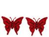 Diverse femei Tarina Tarantino  - Small Butterfly Earrings - Red