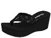 Sandale femei skechers - pinup - kool kicks - black