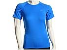 Tricouri femei Nike - Seamless Short-Sleeve Top - Light Photo Blue/(Reflective Silver)