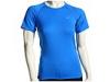 Tricouri femei Nike - Seamless Short-Sleeve Top - Light Photo Blue/(Reflective Silver)