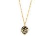 Diverse femei disney couture - acorn necklace - gold