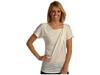 Tricouri femei Michael Kors - S/S Shoulder Drape Top - Cream