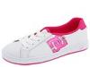 Adidasi femei DC - Court Slim W - White/Crazy Pink