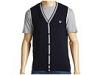 Jachete barbati Fred Perry - Contrast Tipped Crepe Tank Top - Navy