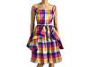 Rochii femei Vivienne Westwood - Bale Sunday Dress - Checkered Pink/Yellow