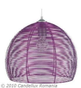 Pendul ROTONDO 1X40W E27 Violet metal