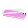 Carcasa New iPhone 5 TPU violet cu Bumper alb