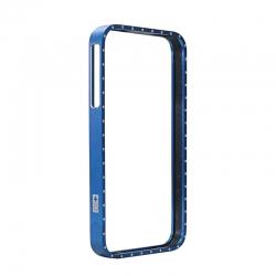 Bumper Apple iPhone 4/ 4S Swiss Charger Ladies AluFrame - albastru