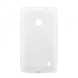Carcasa Nokia Lumia SILICON Mat - transparent