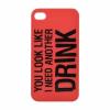 Carcasa iphone 4/4s tpu hard imprimat - drink