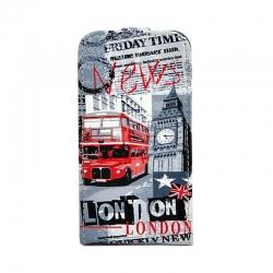 Husa iPhone 4/4S Akashi flip -  London News