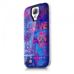 Carcasa Samsung Galaxy S4 Mini IT Skins Phantom Print - Love + folie ecran