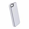 Carcasa iphone 5 tpu dual bubbles - alb - gri