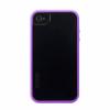 Carcasa apple iphone 4/ 4s skech glow - negru/violet
