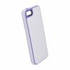 Carcasa iphone 5 tpu dual bubbles - alb - violet