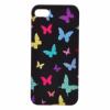 Carcasa apple iphone 5 tpu hard imprimat - butterflies