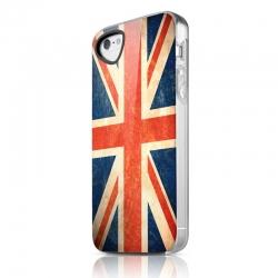 Carcasa Apple iPhone 5/5S IT Skins Phantom Print " England Flag +folie ecran