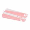 Carcasa New iPhone 5 TPU roz cu Bumper alb
