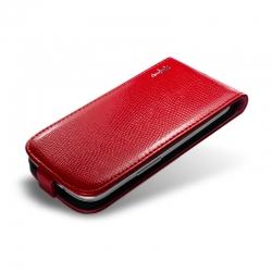 Husa Samsung i9300 Galaxy SIII Navjack Vellum - flip Scarlet Red