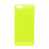 Carcasa apple iphone 5 tpu ultraslim flex - galben neon