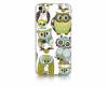 Folie design apple iphone 4/ 4s white owls