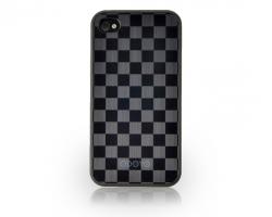 Carcasa Apple iPhone 4/4S ODOYO Metalsmith - Grand Checker