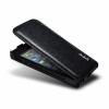 Husa New iPhone 5 Navjack Vellum - flip Chamois Black