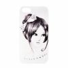 Carcasa cristale pentru iphone 4/4s rilievo - girl