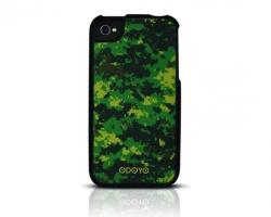 Carcasa Apple iPhone 4/ 4S Odoyo Digi Camo - Woodland