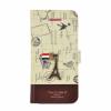 Husa iPhone 5 / 5S Happy Life Book - France Visa