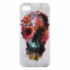 Carcasa apple iphone 5 tpu hard imprimat - flower skull