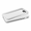 Carcasa Apple iPhone 5 TPU alb cu Bumper alb