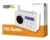 Radio portabil alb basicxl - bxl-tr250wh