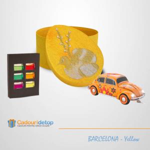 Cos cadou Barcelona Yellow