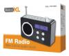 Radio portabil negru BasicXL - BXL-TR250BL