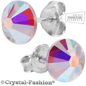 Cercei Xilion Rose FB 7mm Crystal Aurore Boreale